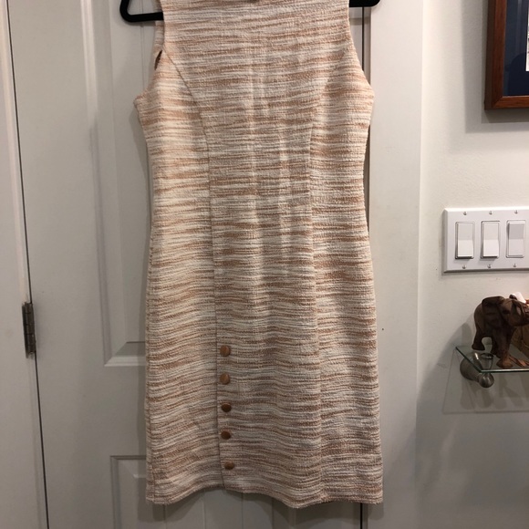 Sharagano Mock Turtleneck Tweed Dress - Picture 3 of 9